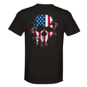 Happy 4th Of July, Patriotic American Skull, This We'll Defend U.S. Veteran T-Shirt - Mens T-Shirt