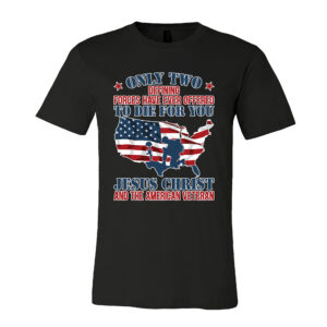 Christian Gifts for Men - Father's Day, Birthday Gifts for Him, Dad, Patriotic Gifts - Mens T-shirt