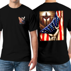 Christian Cross American T-Shirt MLN3124TS