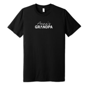 Personalized Grandpa Gifts - Father's Day, Birthday Gifts for Grandpa - Mens Embroidered T-Shirt