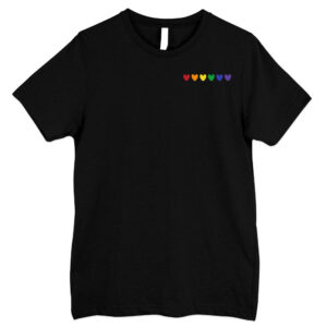 LGBT Pride Gifts - Rainbow Hearts, LGBT, Pride Months Gifts For Men, Women - Unisex Shirts