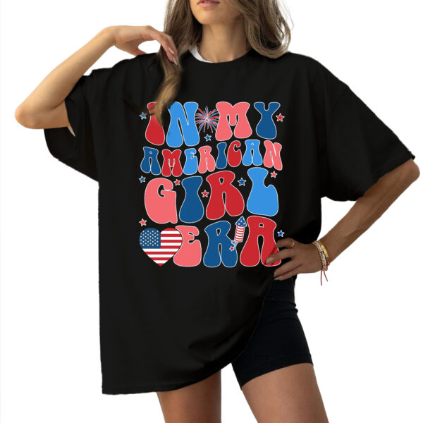 Gifts For Women - In My American Girl Era, Independence Day, 4th Of July Gifts - Women Crewneck Shirts