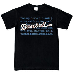 Baseball Gifts For Men, Women - Retro Baseball Terms, Sport Shirts - Unisex Crewneck Shirt