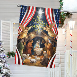 Christmas Silent Night Nativity Of Jesus Flag TPT2321F