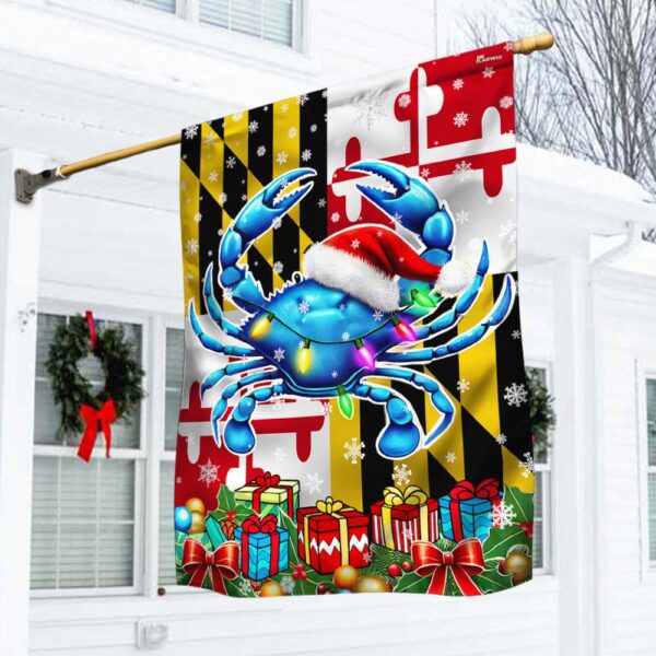 Christmas Crab Maryland Blue Crab Christmas Maryland Flag MLN4146F